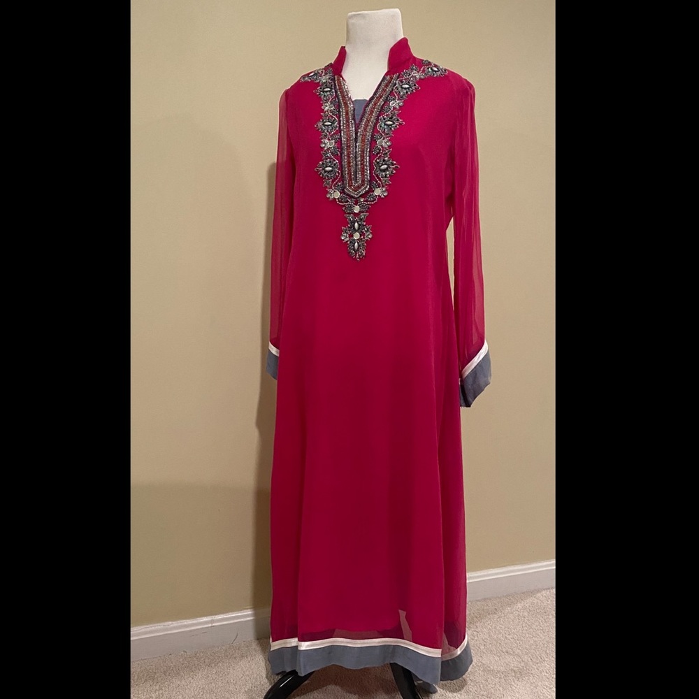 Kameez and trouser with scarf